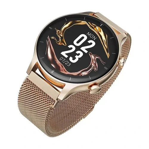 G-Tide R1 Calling Smart watch with SpO2 - Classic Gold