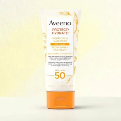 Aveeno Protect + Hydrate Face Moisturizing Sunscreen Lotion SPF 50 88ml (Canada)