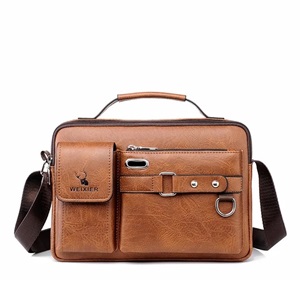 Luxury Brand Mens Leather Bags Messenger Bag Briefcase Satchel Shoulder Handbag CrossBody Bag For Work Business