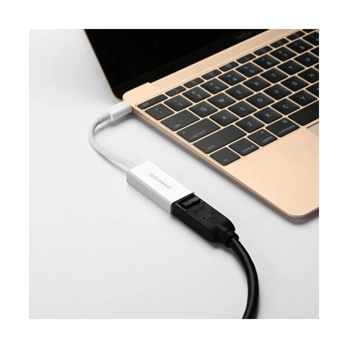 UGREEN 40372 Type-C Male to DisplayPort Female White Converter