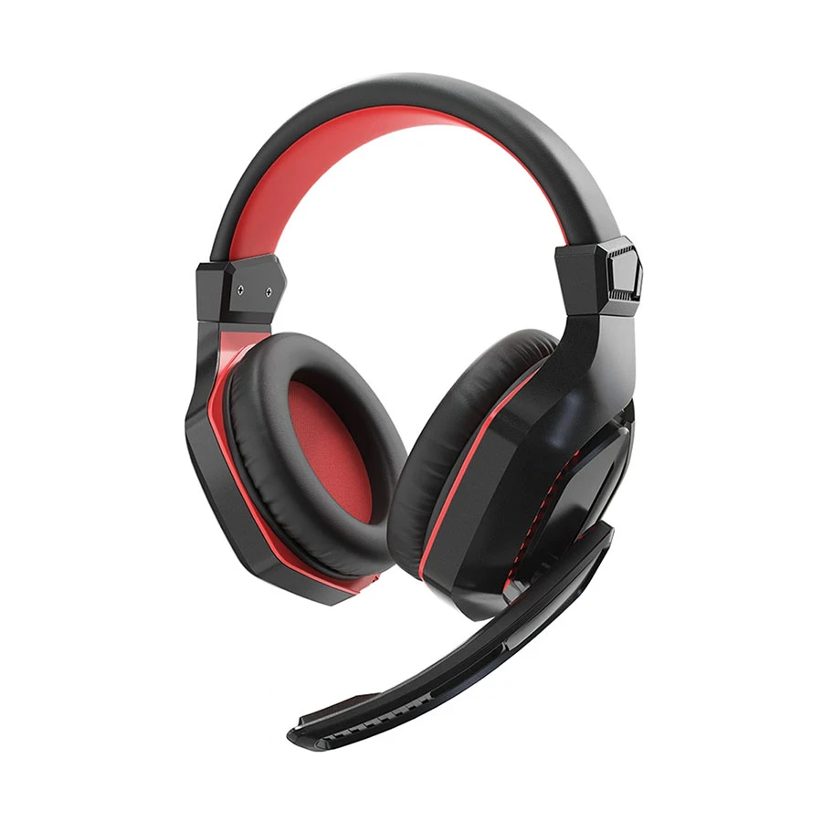 WiWU Thunder Black & Red Wired Over-Ear Gaming Headphone