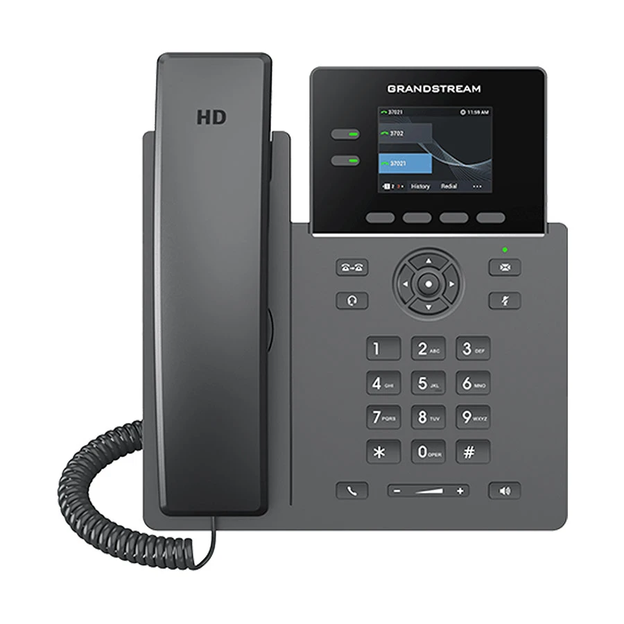 Grandstream GRP2610 2-Line 2-SIP IP Phone with Adapter