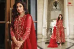 Women's Georgette Embroidered Party Gown, 42 Inch Body, 46 Inch Gown