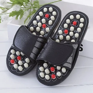 Foot Massage Slipper- Black