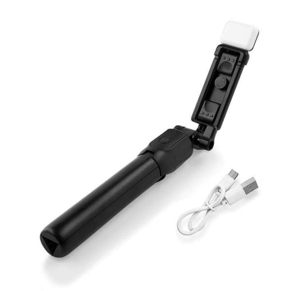 R1S Remote Control Selfie Stick With LED Light