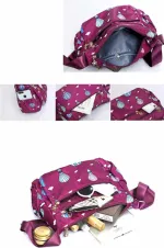 Korean sports travel shoulder bag (purple)
