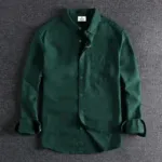 Fashionable casual shirt for men (green)