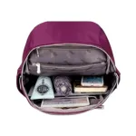 Nylon Backpack Durable Waterproof Casual Shoulder Bag (purple)