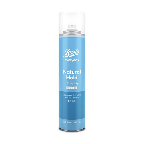 Boots Natural Hold Hairspray Perfumed 300ml (UK)