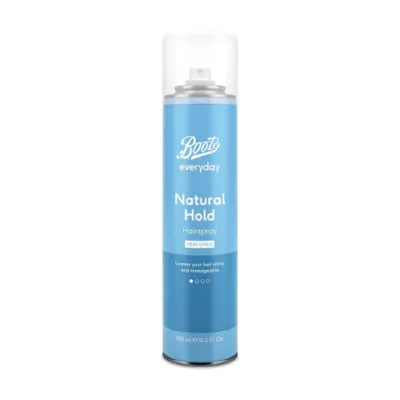 Boots Natural Hold Hairspray Perfumed 300ml (UK)