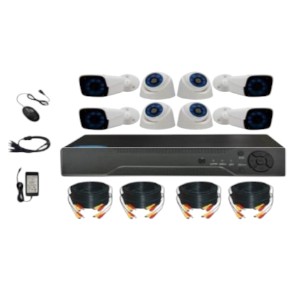 VISION CCTV 8CH 2MP DVR KIT BK-AH7208DB