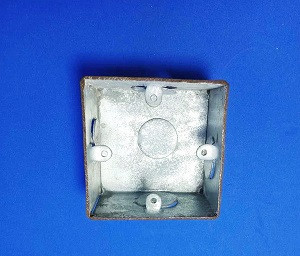 1 Gang Steel Switch & Socket Box Concealed Box 22 Gauge