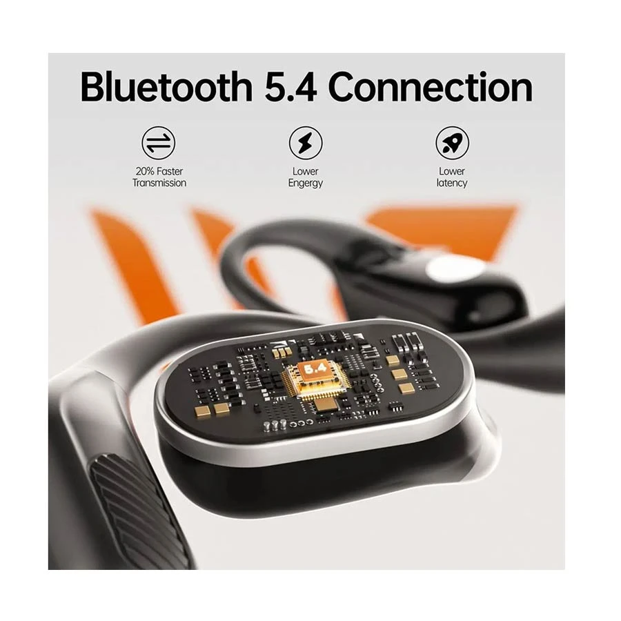 WEOFLY Outfits Open-Ear TWS Bluetooth Earbuds Black