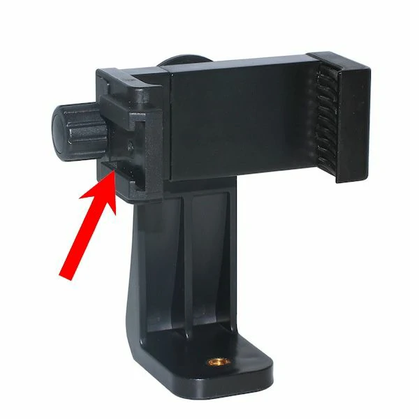 360 Degree Mobile Holder With Cold Shoe Mount For Extra Microphone Or Led Light