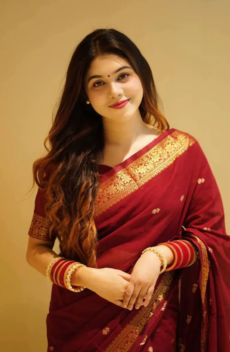 Traditional Tangail Weave Saree with Blouse Piece, 6 Colours