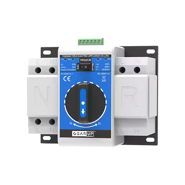 GearUP ATS-2Pro 63A Dual Power Automatic Transfer Switch