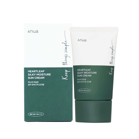 Anua Heartleaf Silky Moisture Sun Cream SPF 50+ PA++ 50ml (Korea)