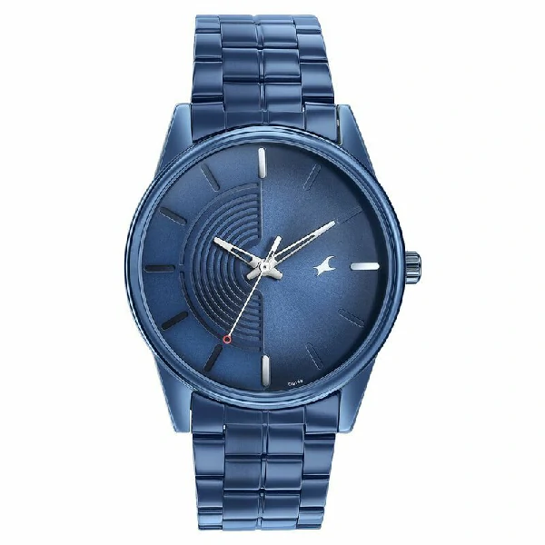 Fastrack 3305QM02 Stunnerse Quartz Analog Blue Dial With Blue Metal Strap Watch