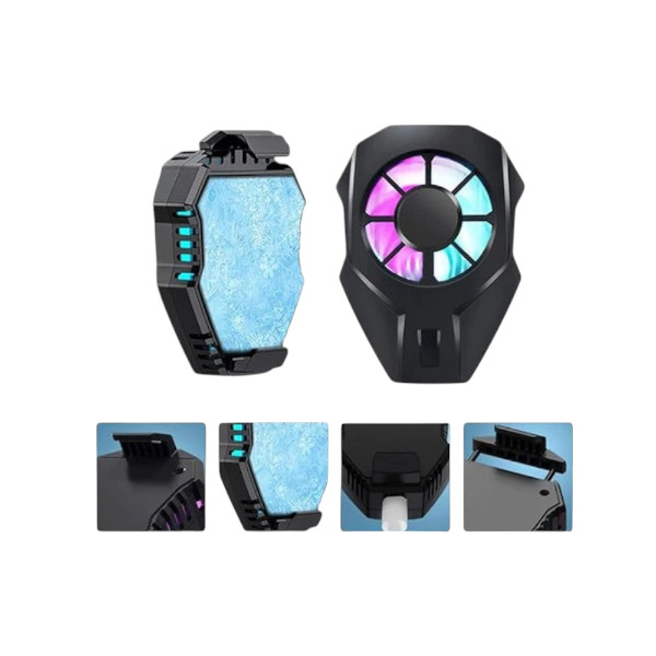 L01 Mobile Phone Radiator Cooler Fan – Black