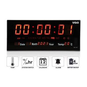 Vigo Digital LED Clock VIG-DLC-001