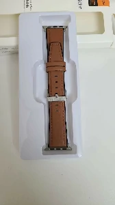 42/44/45/49mm Spigen  Leather Strap For Smartwatch – Brown Color