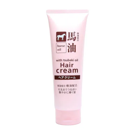 Kumano Cosme Horse Oil With Tsubaki Oil Hair Cream 160g (Japan)