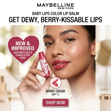 Maybelline Baby Lips Color Lip Balm SPF11 - Berry Crush (India)