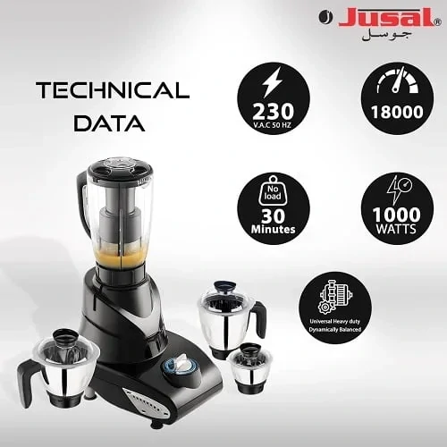 Jusal Jiyo 4.0 JUJO1000 Juicer Mixer Grinder