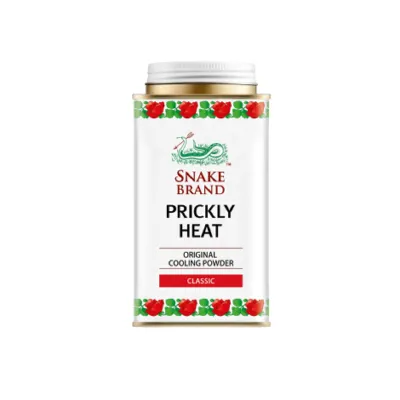 Snake Brand Prickly Heat Classic Original Cooling Powder 140g (Thailand)