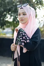 Women's Embroidered Abaya Borka, Sizes 50 to 58, 2 Colours