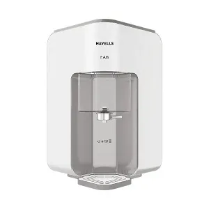 Havells FAB 7 Litre Absoulety Safe RO + UV Water Purifer with 7 Stages, Patented Corner/Wall mounting (Grey and White) H-2004-WP