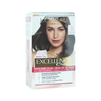 Loreal Excellence Creme Hair Color-5 Light Brown (China)