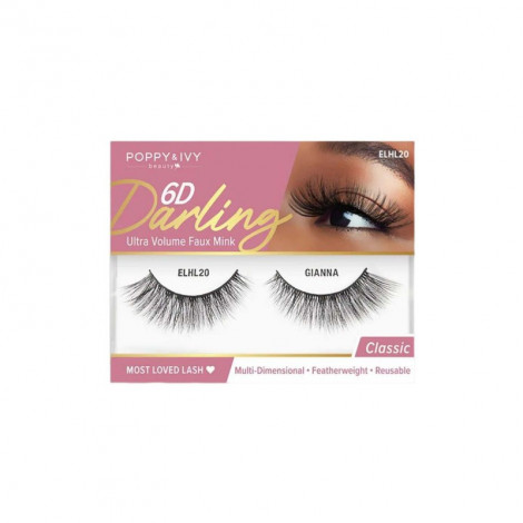 Absolute New York 6D Darling Ultra Volume Faux Mink Eye Lashes - ELHL20 Gianna (China)