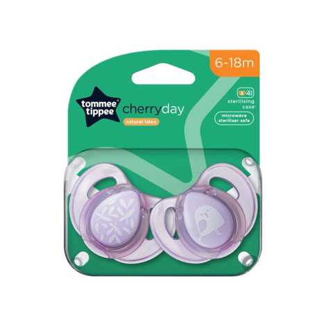 Tommee Tippee Cherryday Natural Latex Soother 6-18m (China)