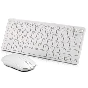 Mini Slim Wireless Keyboard & Mouse Combo For Laptop or Desktop PC