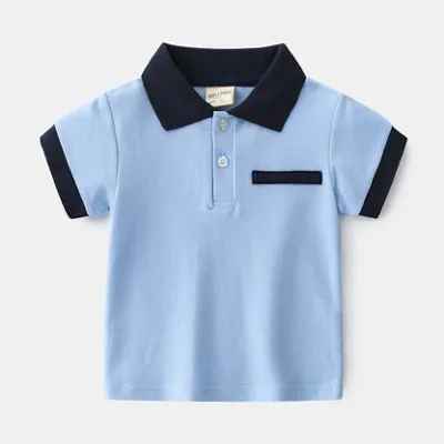Cotton Summer Cartoon Boys And Girls Short Sleeve Top Baby
