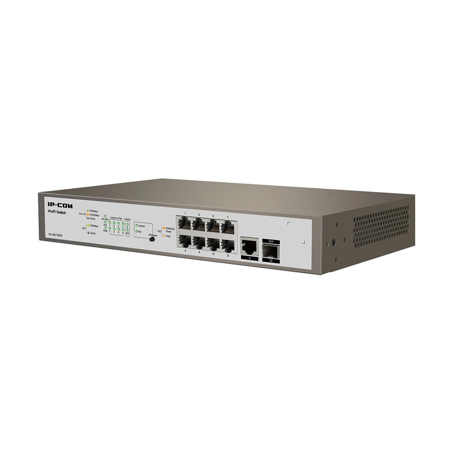 IP-Com PRO-S8-150w 10 Port Managed Profi Switch