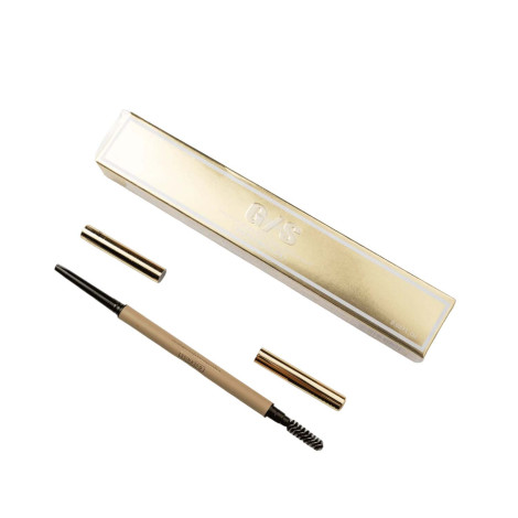 Guerniss Natural And Delicate Double Headed Eyebrow Pencil - G011 Dark Coffee (Hong Kong)