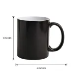 Customized Printed Magic Mug – Black