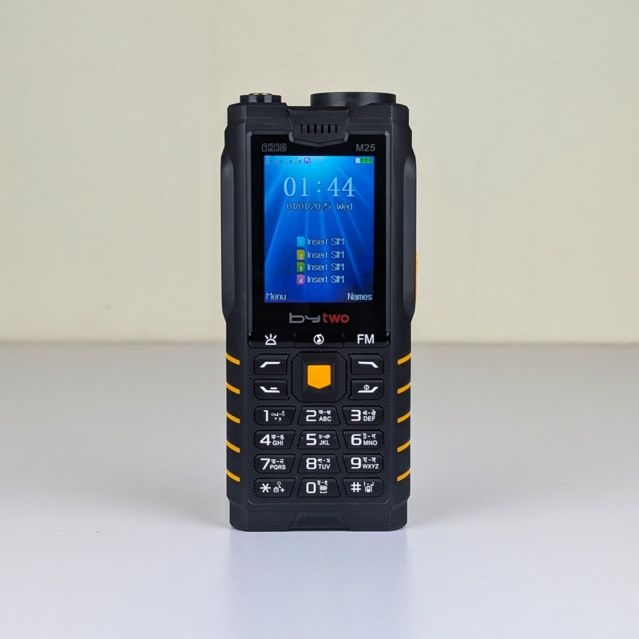 Bytwo M25 Four SIM Button Phone with 5200mAh Power Bank