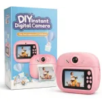 Kids' Instant Print Digital Camera – Rechargeable, 1080p Video, Zero-Ink Printing