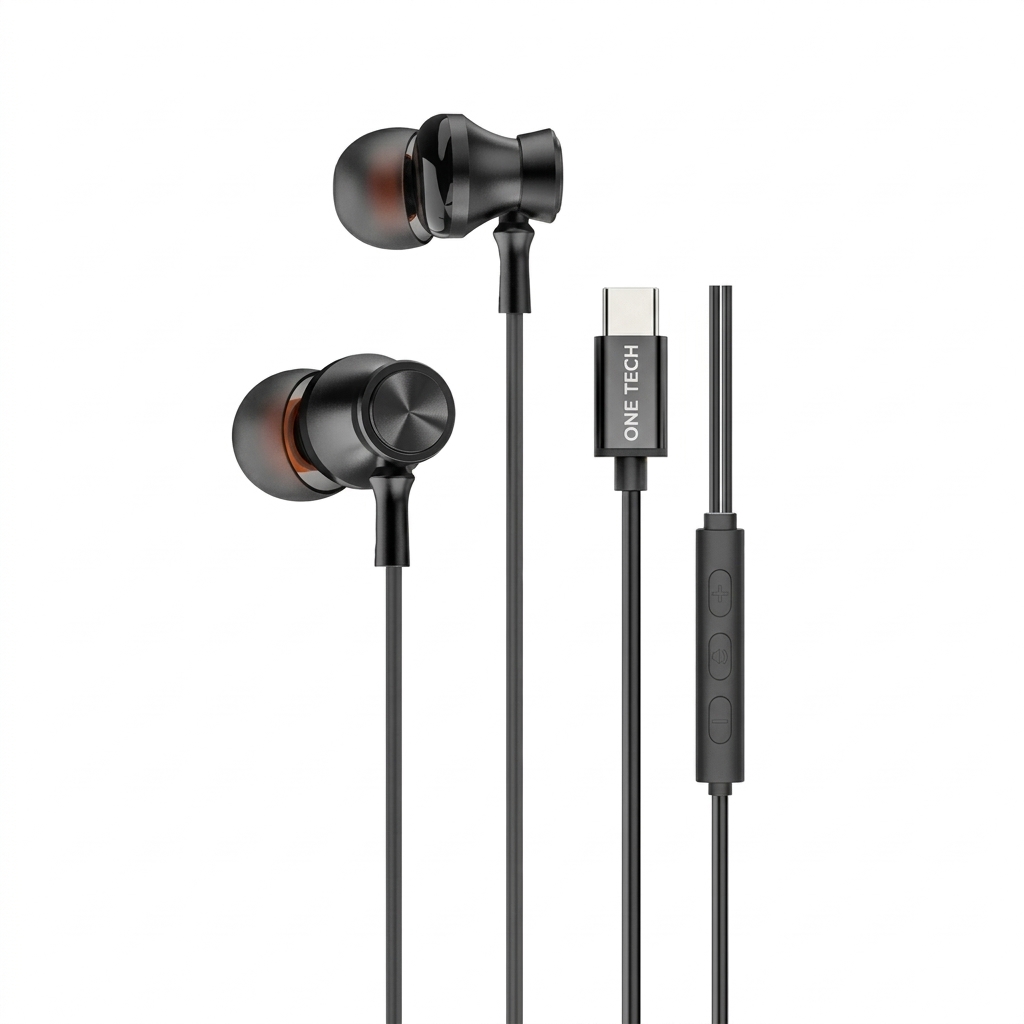 One Tech OT-50 Type-C Wired In-Ear Earphones