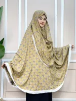 Suti Cotton Hijab with Niqab, Gher 150 and Front 45 Inch