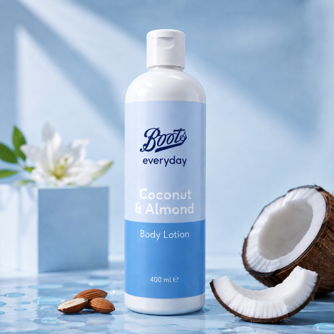 Boots Everyday Coconut Almond Body Lotion 400ml (China)