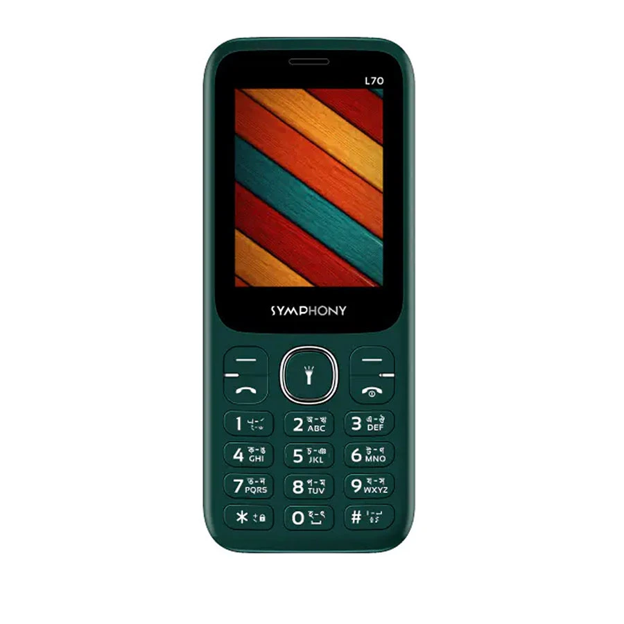 Symphony L70 Forest Green Feature Phone (Dual Sim)