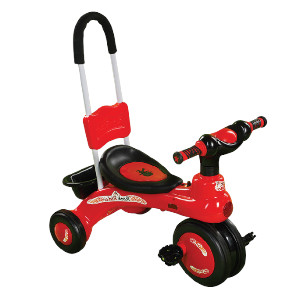 Rock Rider With Support Handle - Red And Black