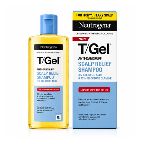Neutrogena T/Gel Anti Dandruff Scalp Relief Shampoo 250ml (Greece)