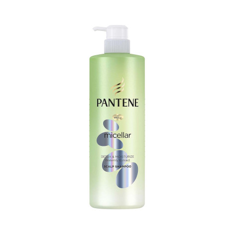 Pantene Micellar Detox & Moisturize Waterlily Extract Scalp Shampoo 530ml (Thailand)