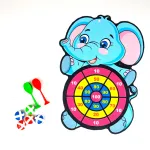 Sticky ball dart board toy