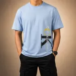 Export Brand Summer T-Shirt- Sky